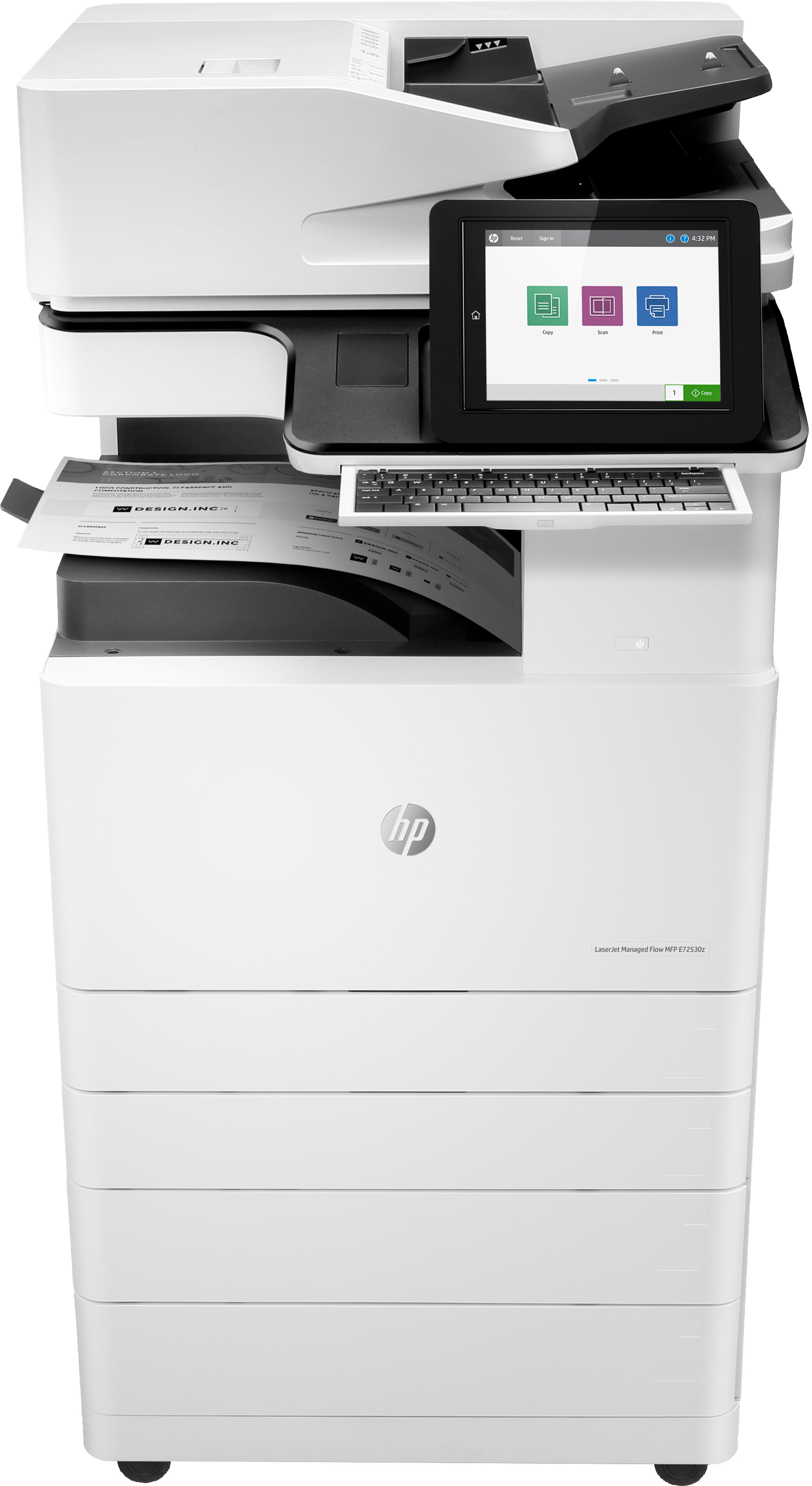 Impresora multifunción HP LaserJet Managed E72530DN